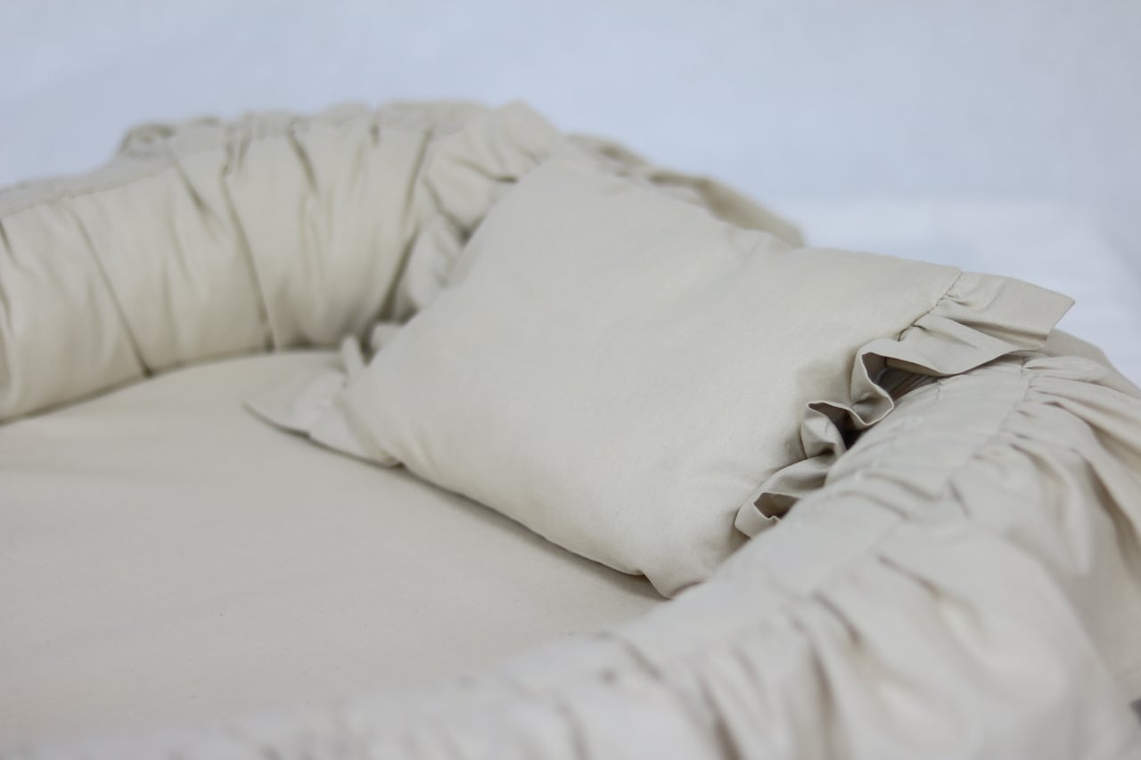 babynestchen kissen sand